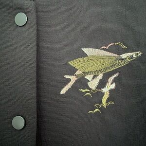 Wilfred poussin black bomber jacket - size xs